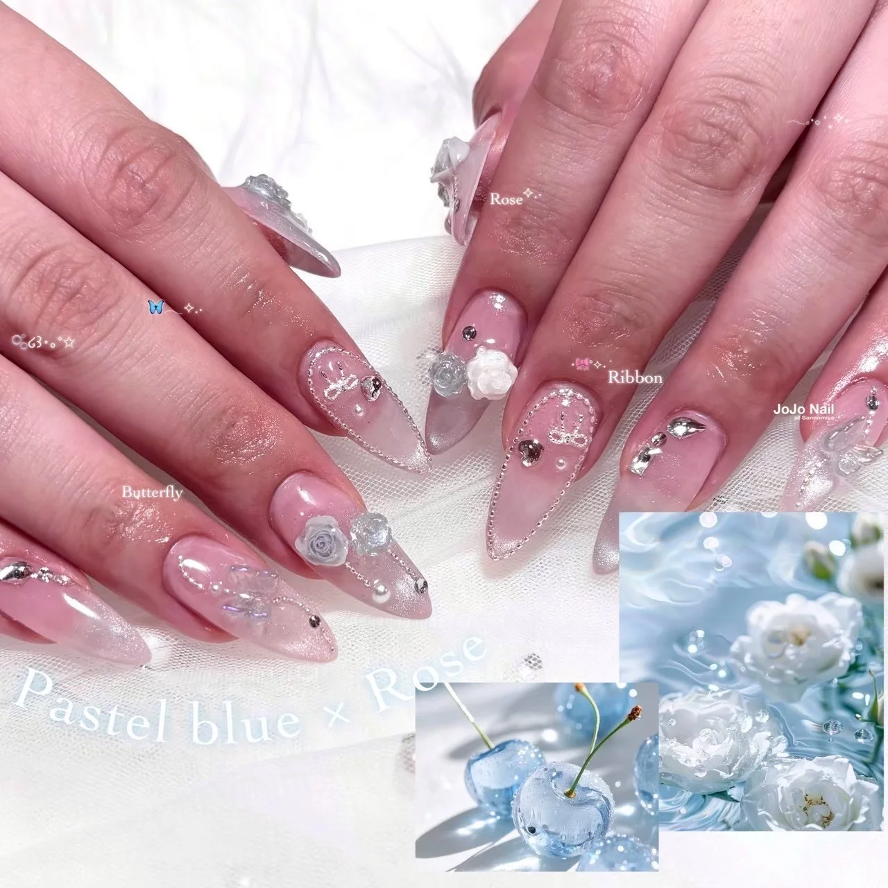 ブライダルネイル 作品07 | JOJO Nail at Sannomiya