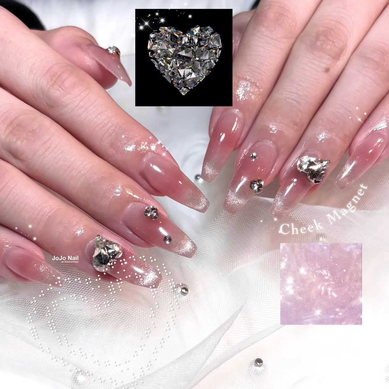 ブライダルネイル 作品08 | JOJO Nail at Sannomiya