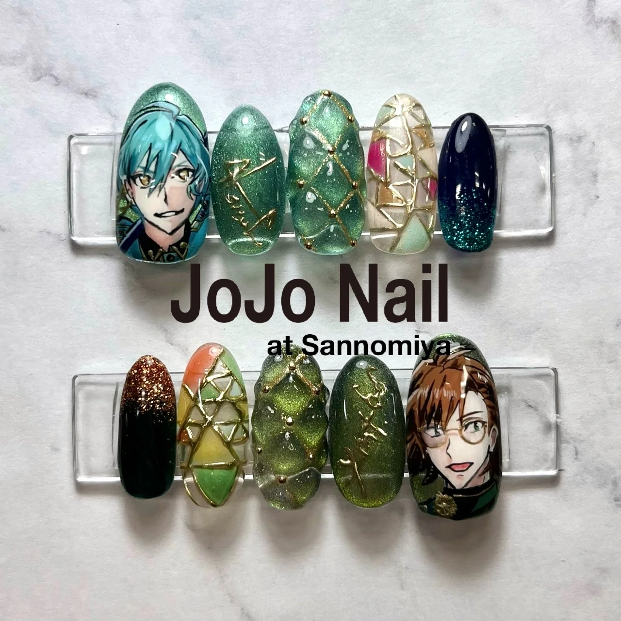 痛ネイル・オーダーチップ 作品08 | JOJO Nail at Sannomiya