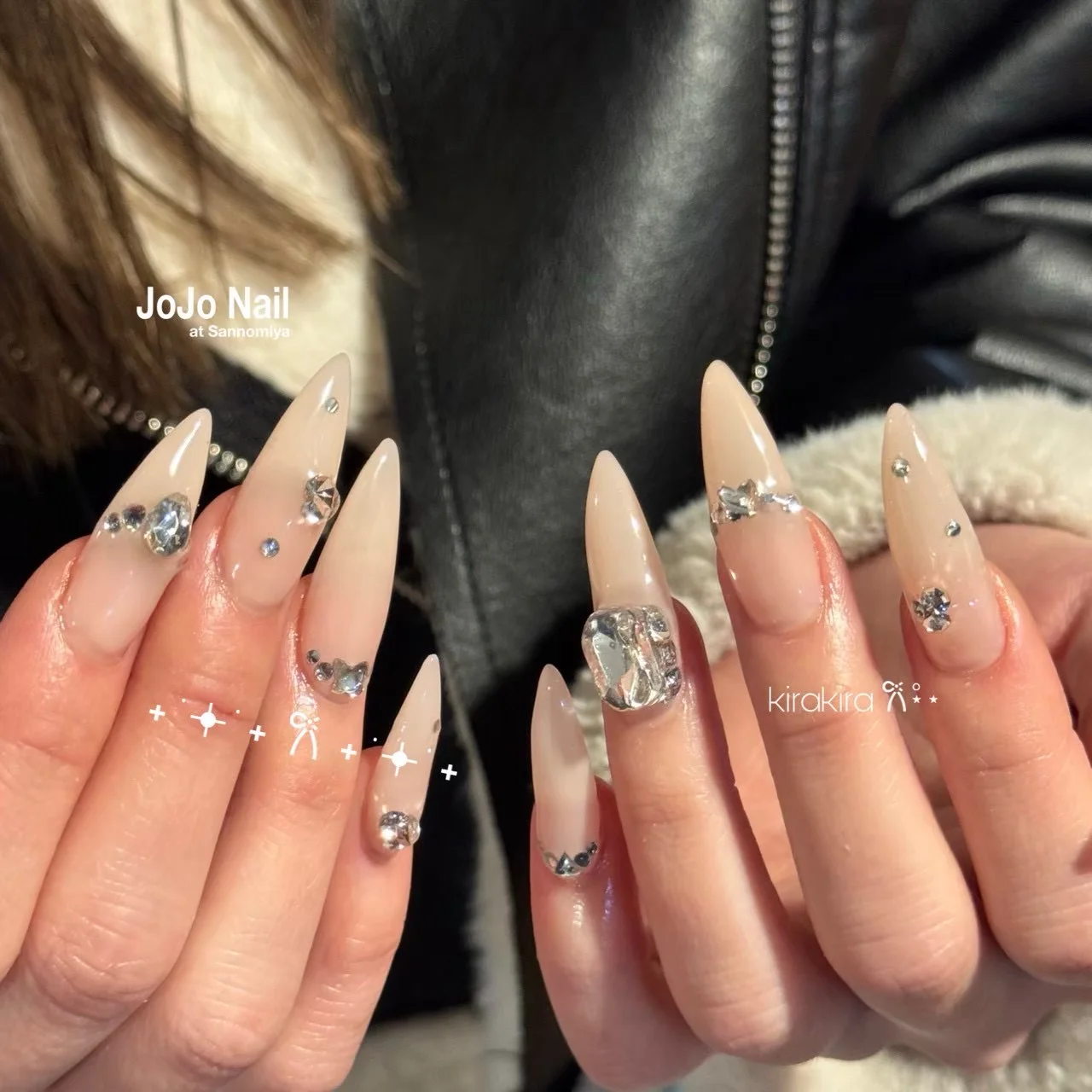 ロング・チップネイル 作品06 | JOJO Nail at Sannomiya