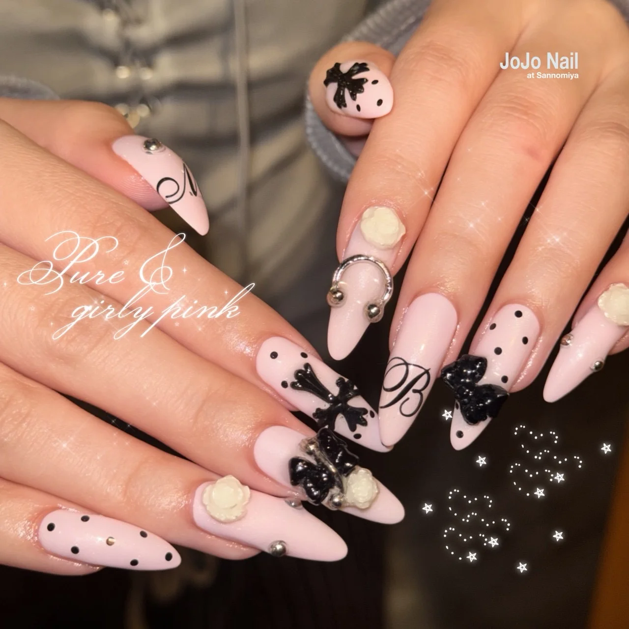 ロング・チップネイル 作品08 | JOJO Nail at Sannomiya