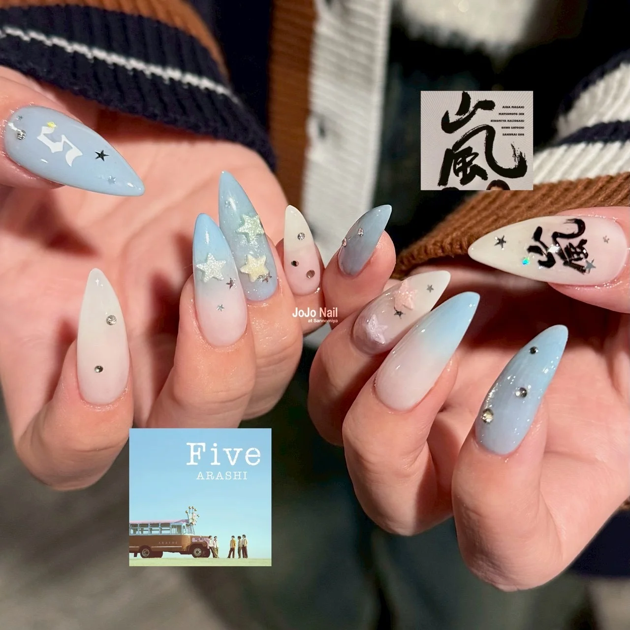 推しネイル・概念ネイル 作品05 | JOJO Nail at Sannomiya