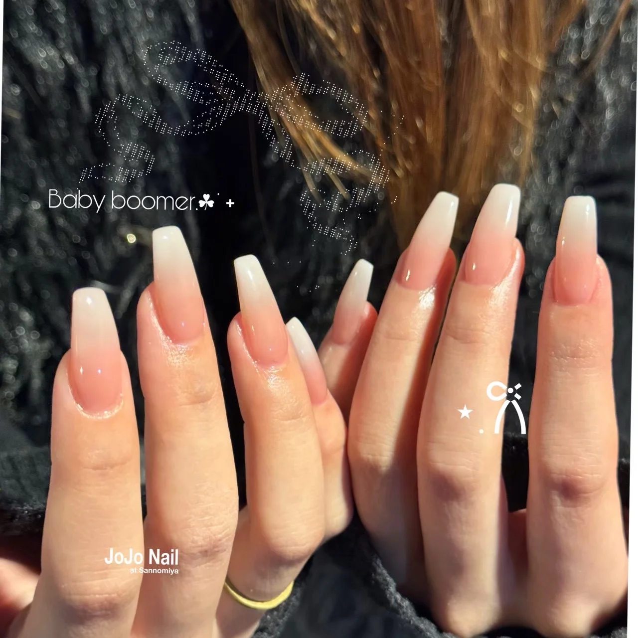 シンプル・ニュアンスネイル 作品02 | JOJO Nail at Sannomiya