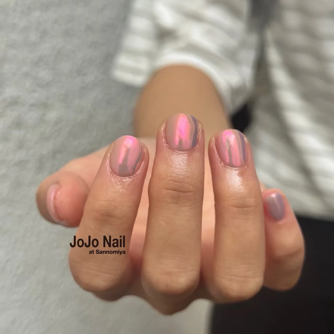 シンプル・ニュアンスネイル 作品06 | JOJO Nail at Sannomiya