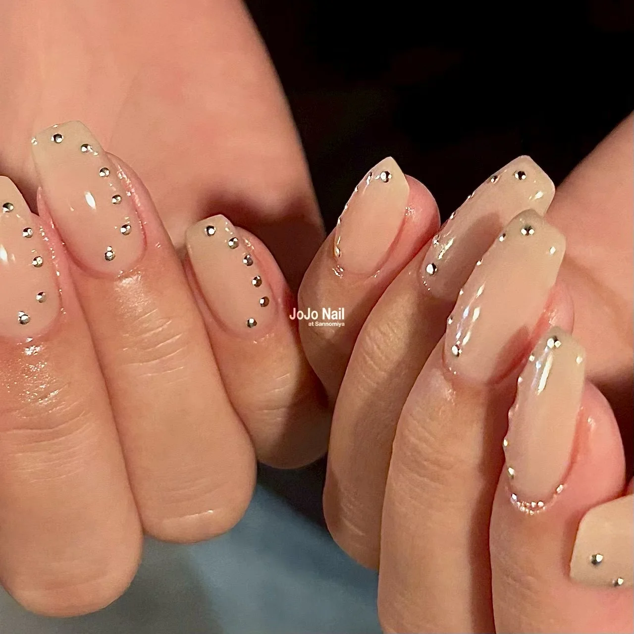 シンプル・ニュアンスネイル 作品07 | JOJO Nail at Sannomiya