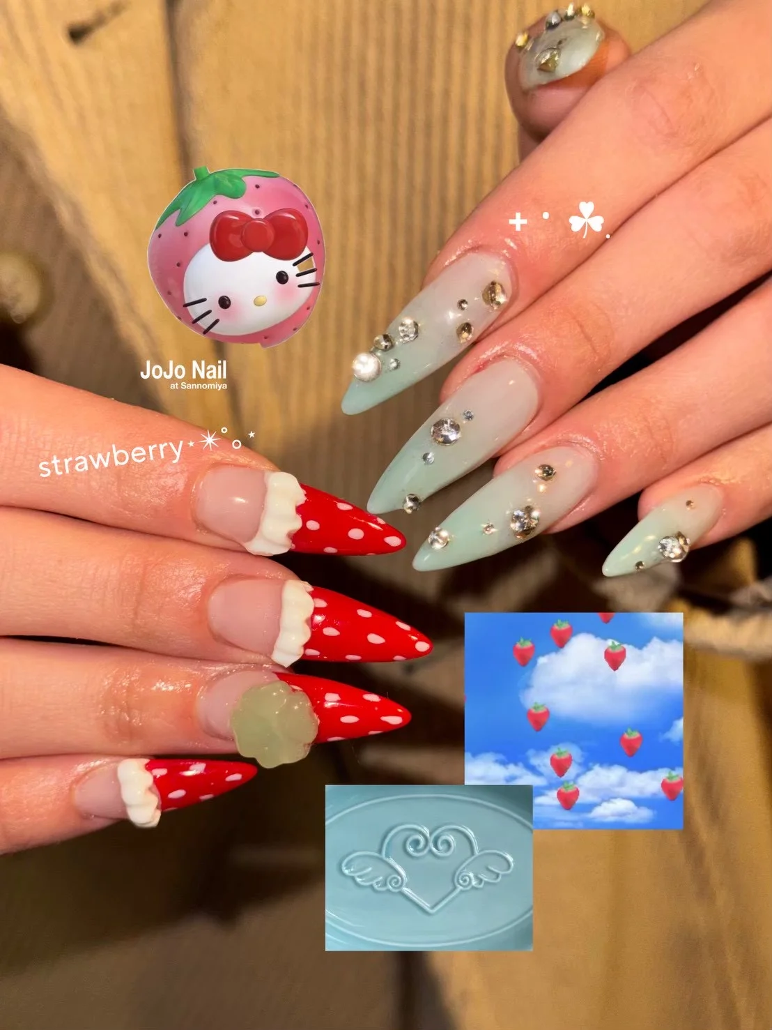 海外・個性派ネイル 作品01 | JOJO Nail at Sannomiya