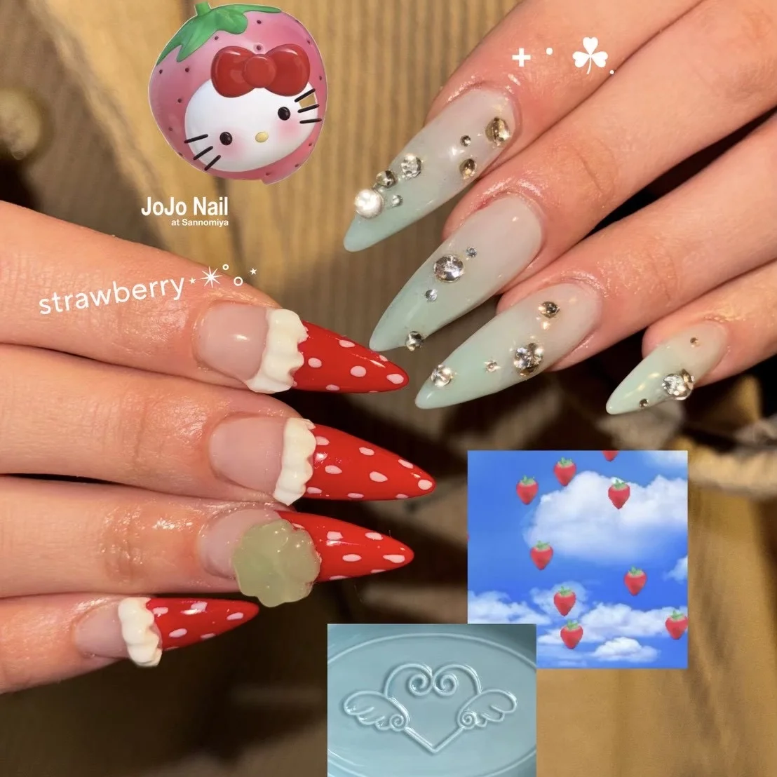 Y2K・韓国ネイル 作品01 | JOJO Nail at Sannomiya