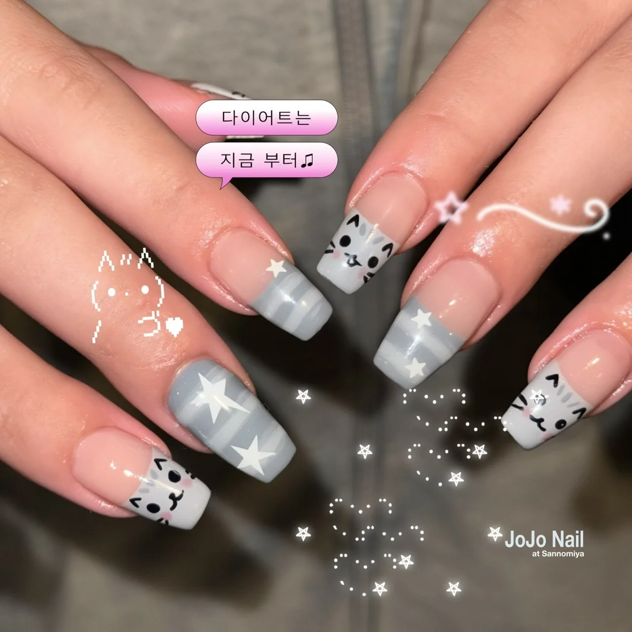 Y2K・韓国ネイル 作品06 | JOJO Nail at Sannomiya